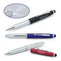 3-in-1 Stylus Ballpoint Pen and LED Light